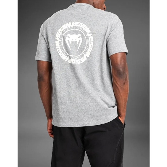 Venum Men's Light Heather Gray Embroidered Logo Short Sleeve Vortex Tee Size XL - Picture 2 of 13